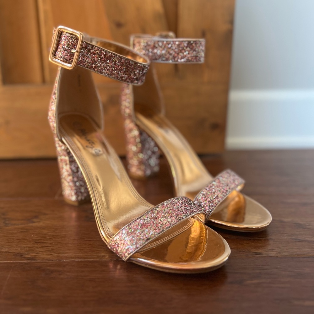 Pink Sparkle Heels